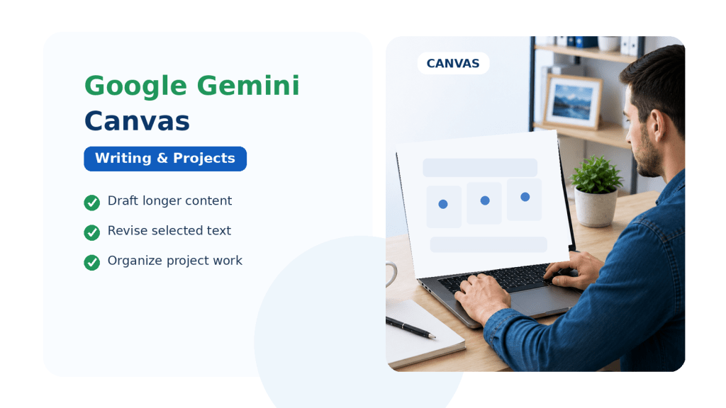 How to Use Canvas in Google Gemini for Writing and Projects&nbsp;(2026)