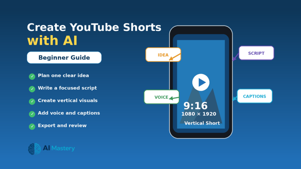 How to Create YouTube Shorts with AI: Beginner Step-by-Step Guide (2026)