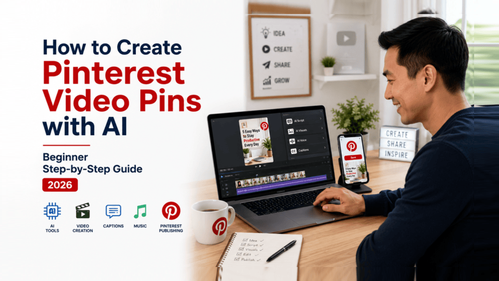 How to Create Pinterest Video Pins with AI: Beginner Step-by-Step Guide (2026)