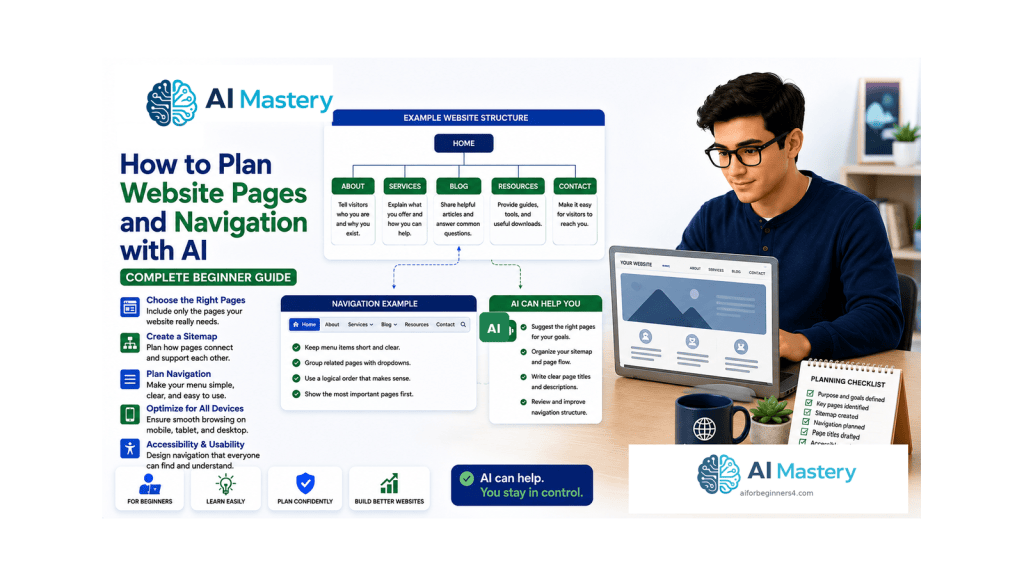 Article 093 — How to Plan Website Pages and Navigation with AI (2026)