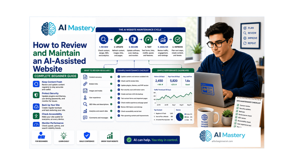 Article 096 — How to Review and Maintain an AI-Assisted Website (2026)